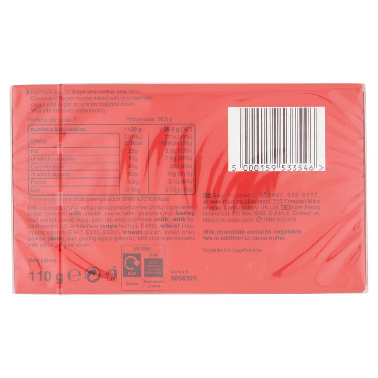 Maltesers Milk Chocolate Box 110g, , hi-res
