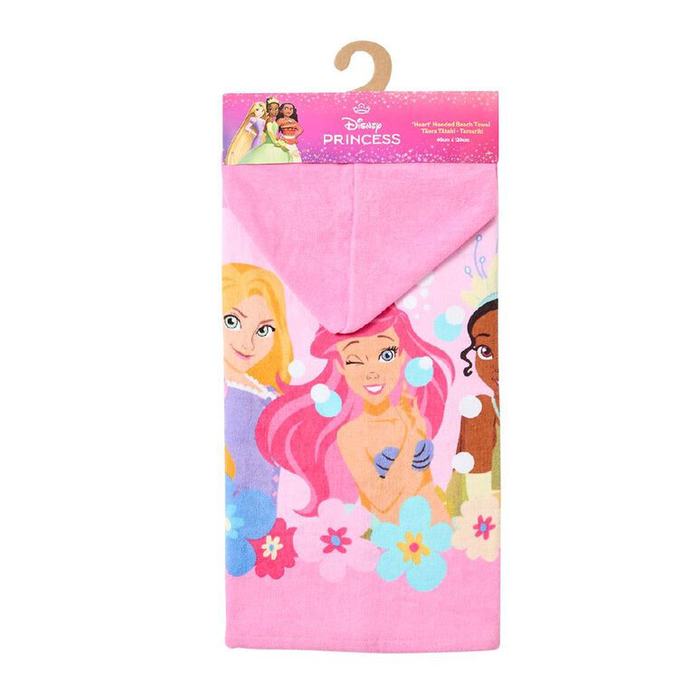 Princess Hooded Beach Towel, , hi-res