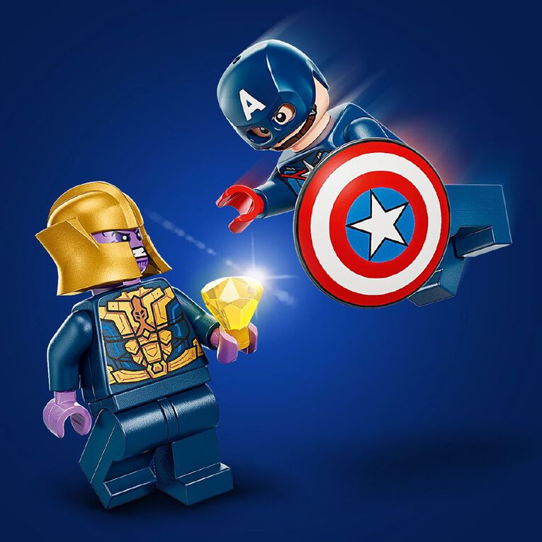 Captain America Big W Iron Man Lego Lego Marvel 76042 8x Statuette