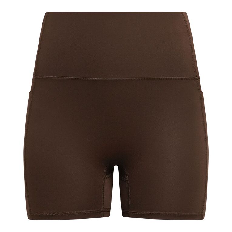 Active Intent Women's 4 Inch Bike Shorts, Brown Dark, hi-res