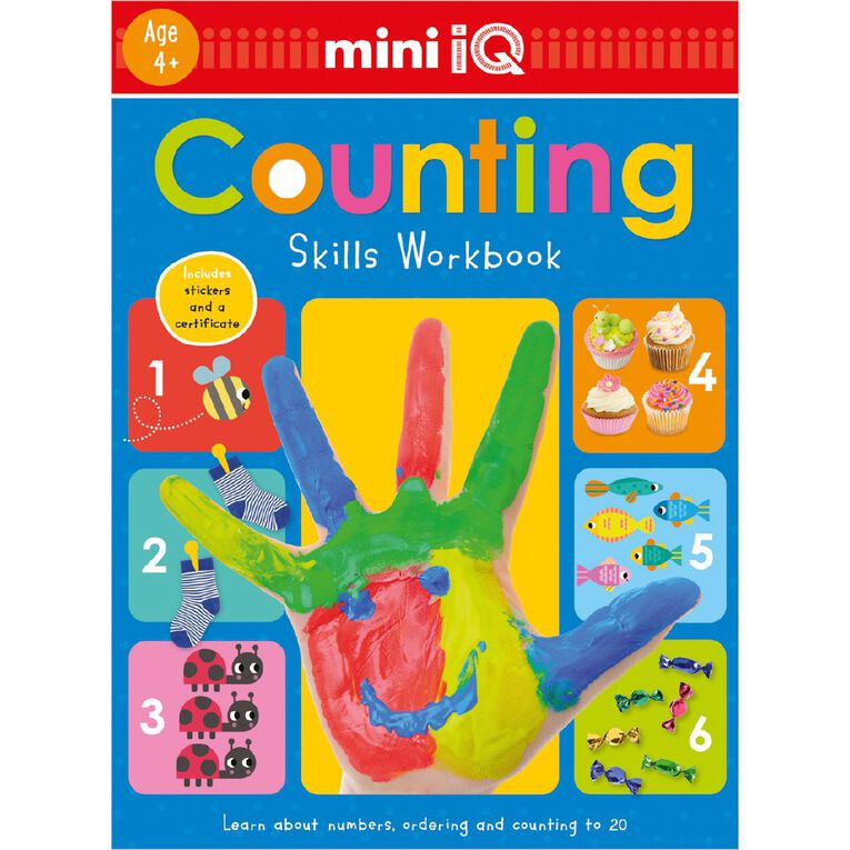 Mini iQ Skills Workbook Counting, , hi-res
