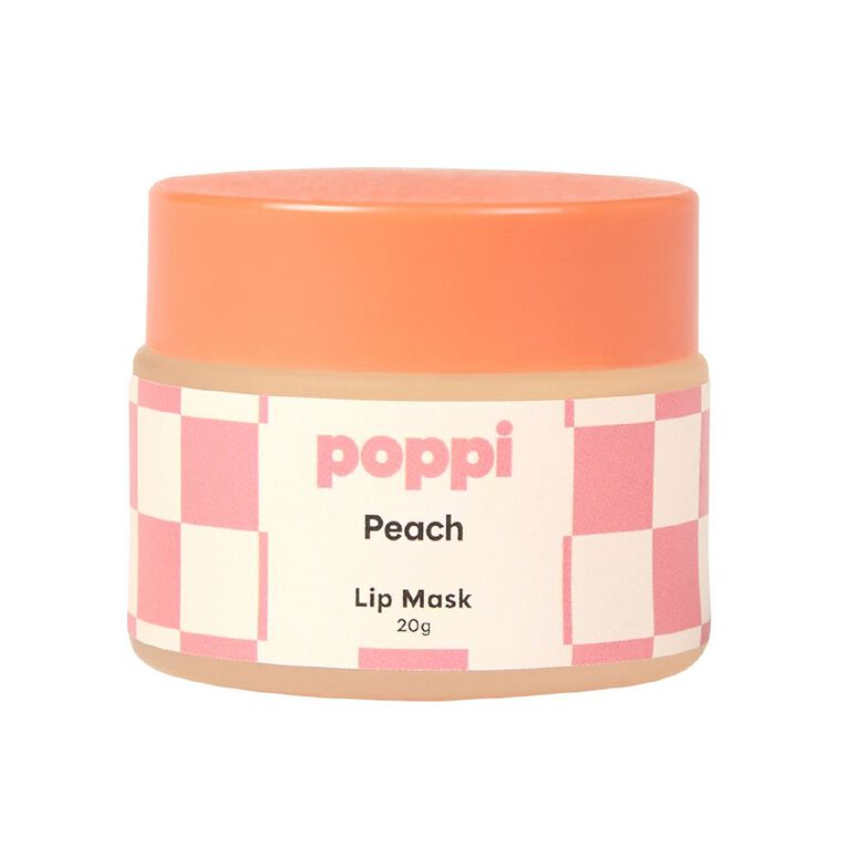 Poppi Lip Mask Peach 30g, , hi-res