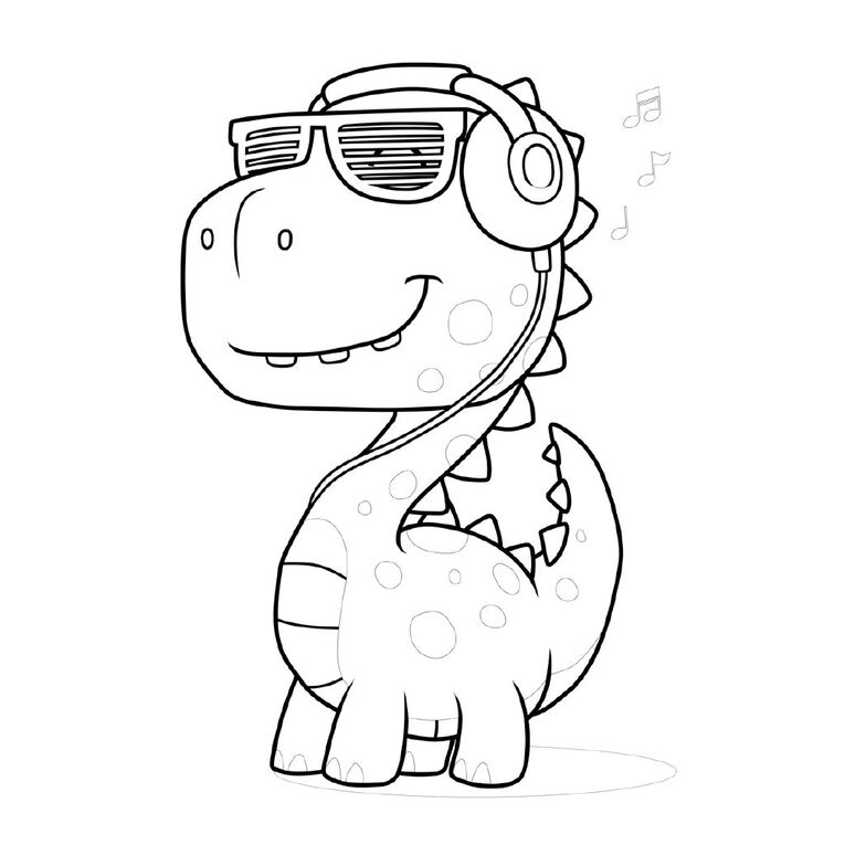 Dino Crew Colouring Book, , hi-res