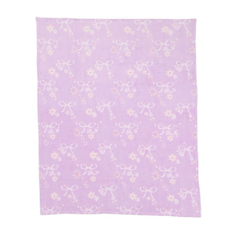 Living & Co Kids Throw Enchanted Meadow Multi-Coloured, , hi-res