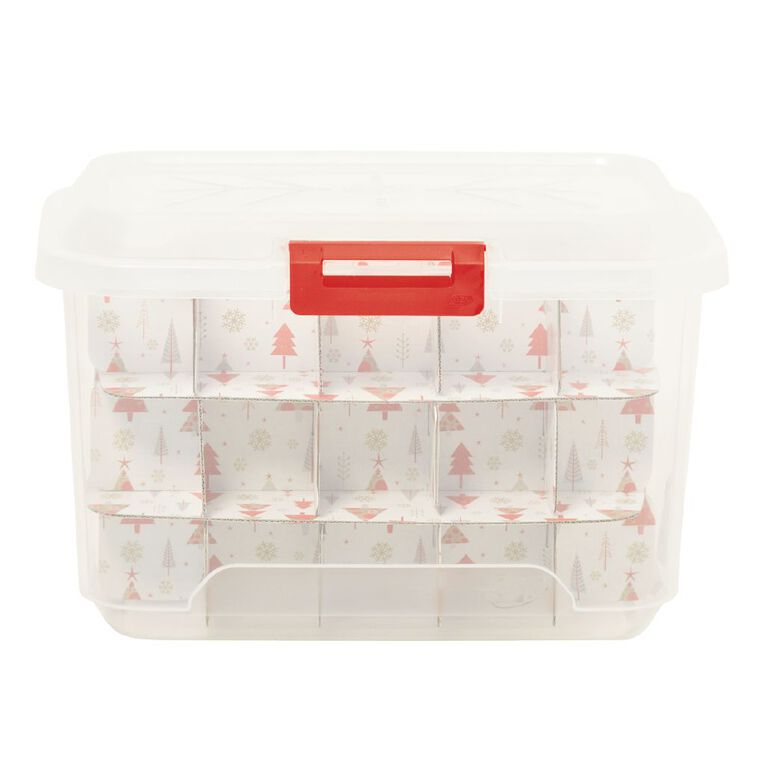 Living & Co Christmas Ornament Storage Box 31L 31L, , hi-res