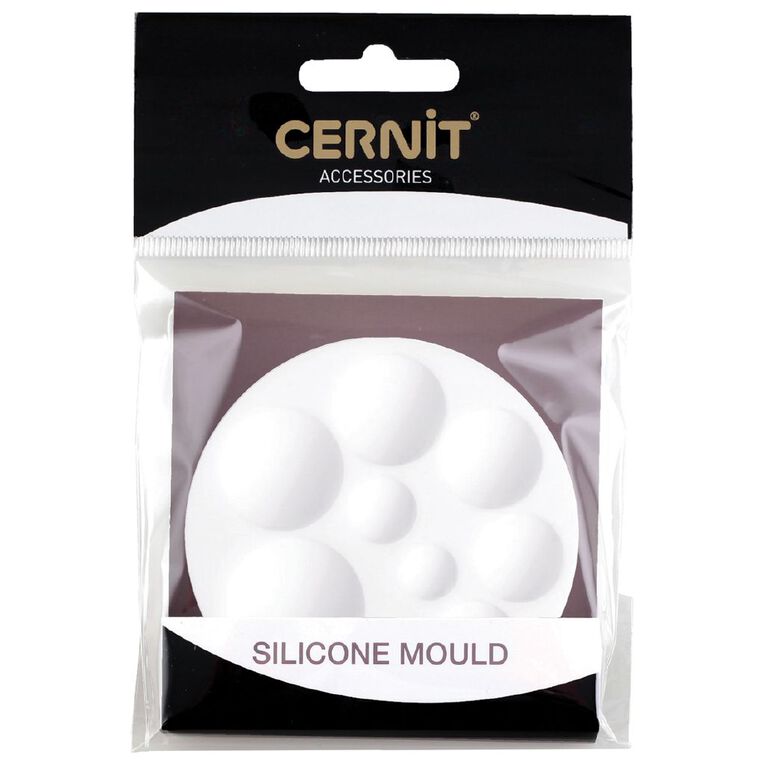 Cernit Silcone Mould 7cm Round Cabochons, , hi-res