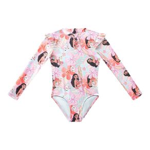Moana Long Sleeve Frill Swimsuit