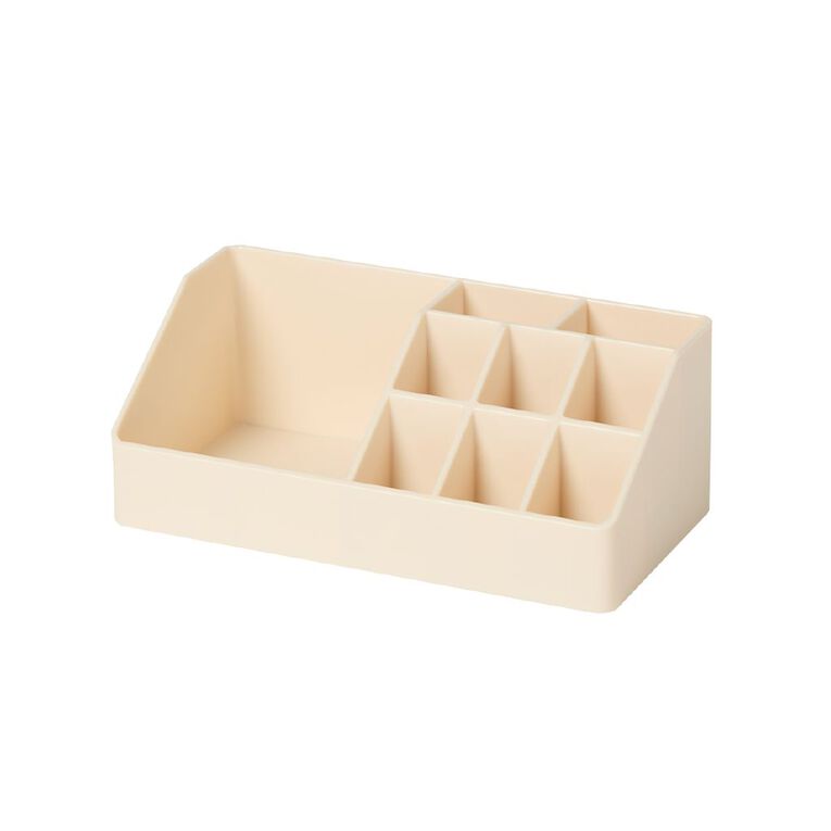 Living & Co Make Up Storage 9 Section Cream, , hi-res