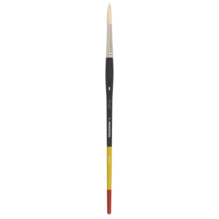 Princeton Snap Brush Long Handle Bristle Round 8, , hi-res