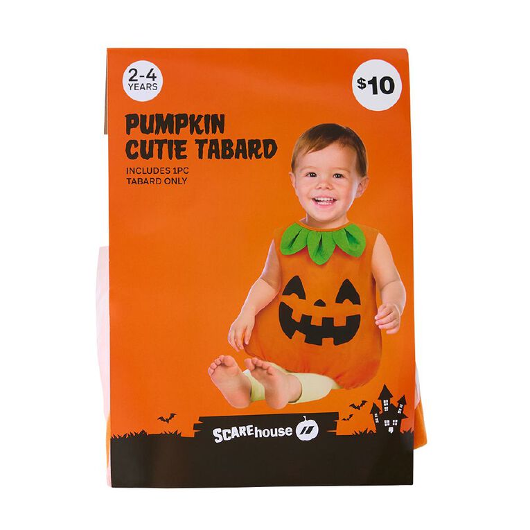 Scarehouse Pumpkin Cutie Tabard 2-4 Year, , hi-res