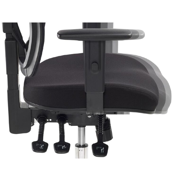 Jasper J Enduro Deluxe Heavy Duty Commercial Office Chair Black, , hi-res