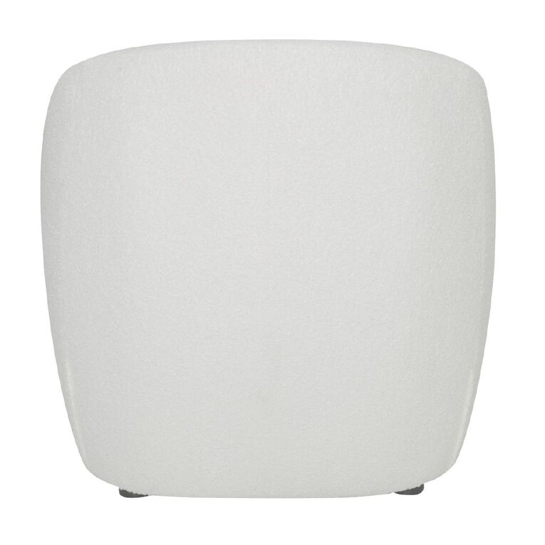 Living & Co Ava Boucle Chair Cream, , hi-res