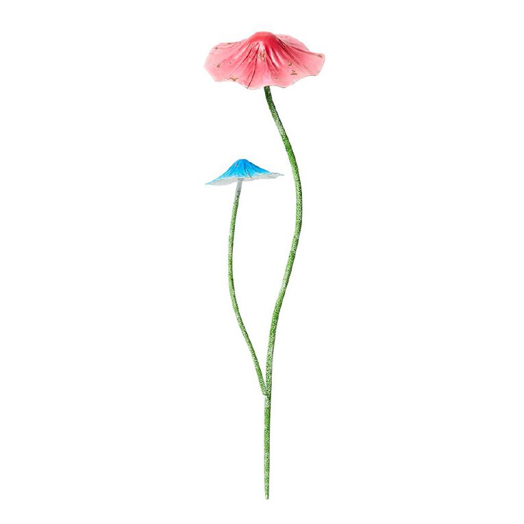 Kiwi Garden Metal Mushroom Garden Stake - Double, , hi-res