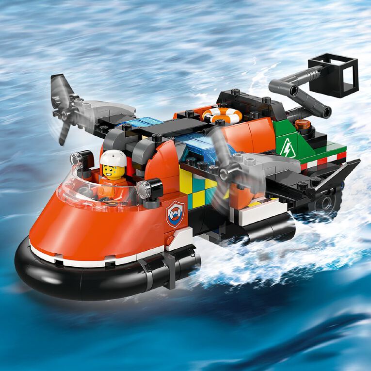 LEGO CITY Airplane Service Truck & Hovercraft Remix 60505, , hi-res