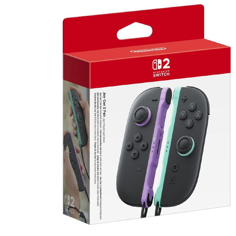 Nintendo Switch 2 Joy Con 2 Pair Light Purple/Green, , hi-res
