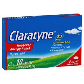 Claratyne Tablets 10mg x 10 Pack