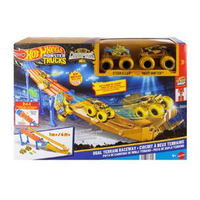 Hot Wheels Monster Trucks Trophy Champions Playset