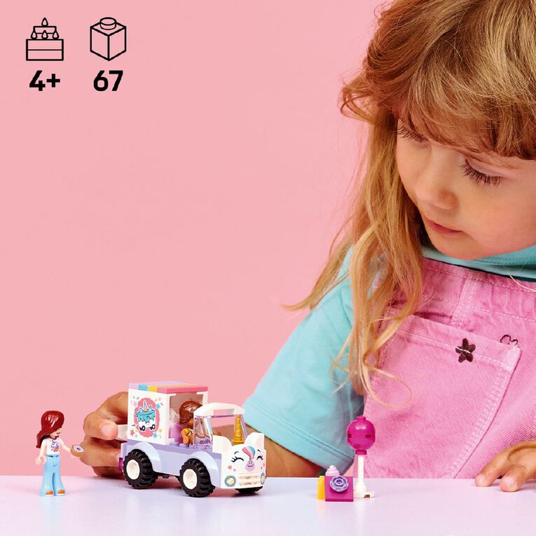 LEGO Friends Unicorn Cake Delivery Car 42675, , hi-res