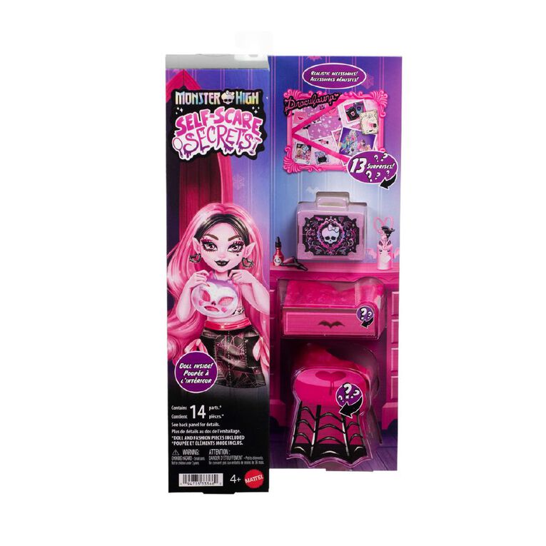 Monster High Self Scare Secrets Draculaura Doll, , hi-res
