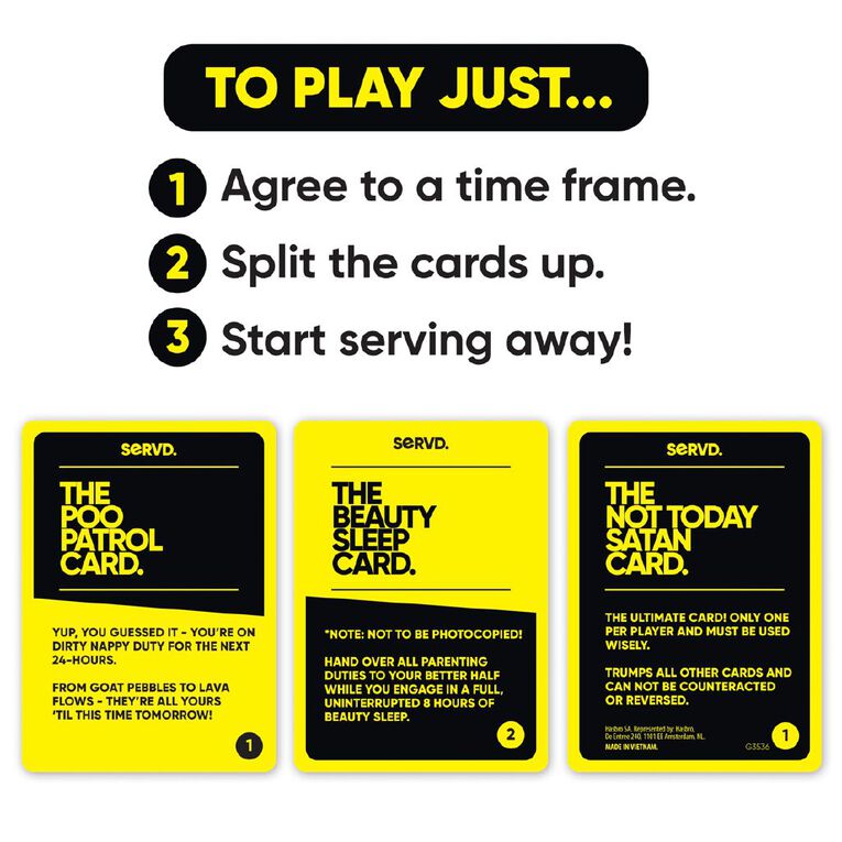 Hasbro Served Newborn Parents Game, , hi-res