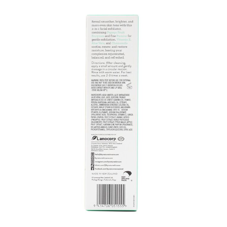 By Nature Vitamin E 2 in 1 Facial Exfoliator, , hi-res