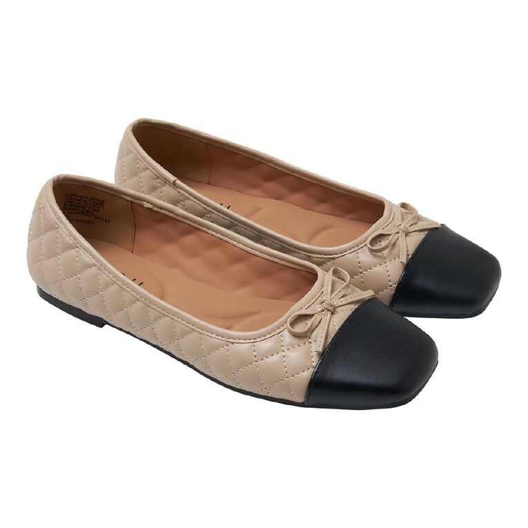 H&H Women's Contrast Ballet, Natural, hi-res