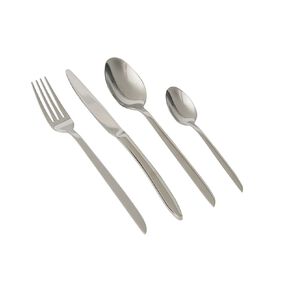 Living & Co Boston Cutlery Set Stainless Steel Stainless Steel 16 Piece