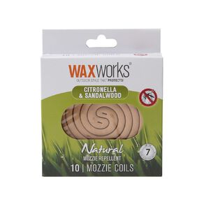 Waxworks Citronella Incense Coil 10 Pack