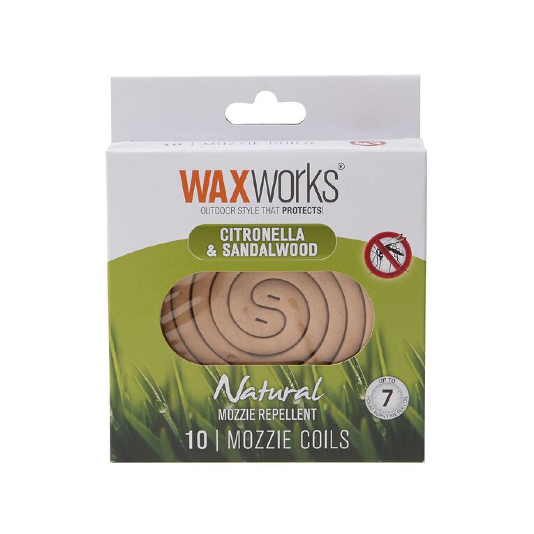 Waxworks Citronella Incense Coil 10 Pack, , hi-res