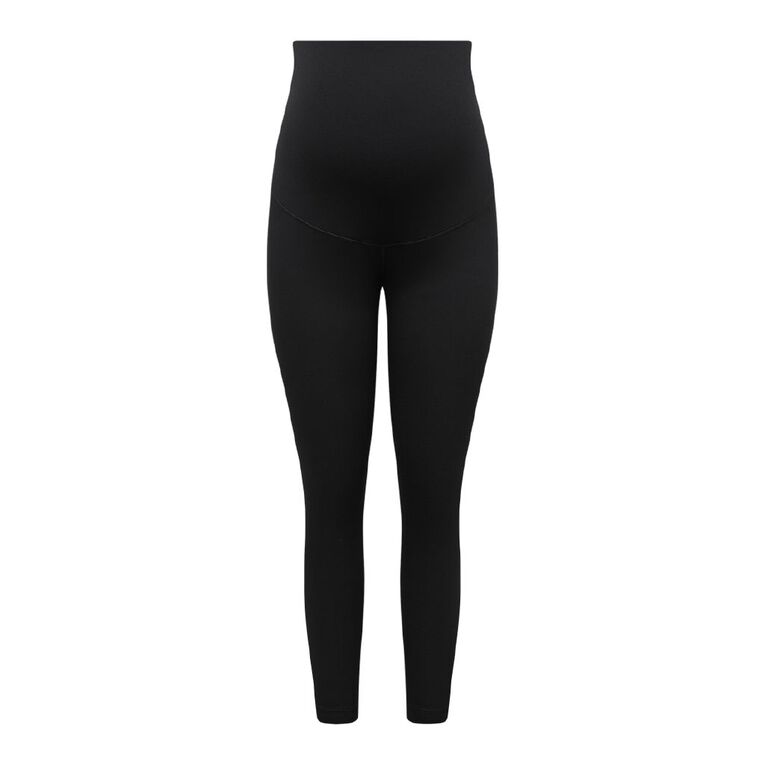 H&H Maternity Stretch Leggings, Black, hi-res