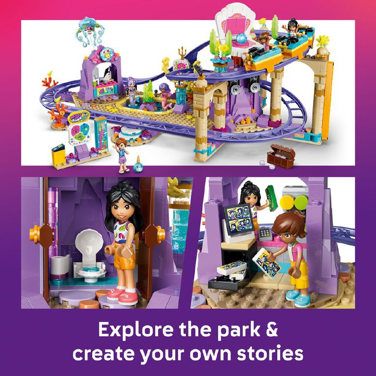 LEGO Friends Mermaid Roller Coaster Ride 42703, , hi-res