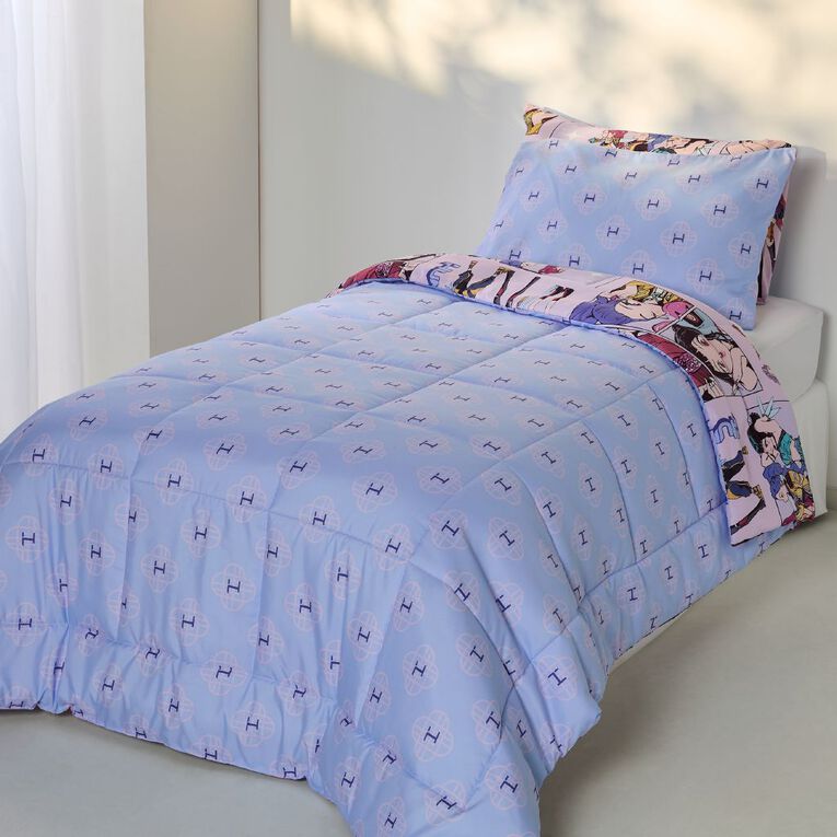 KPop Demon Hunters Comforter Set 2 Piece Double, , hi-res