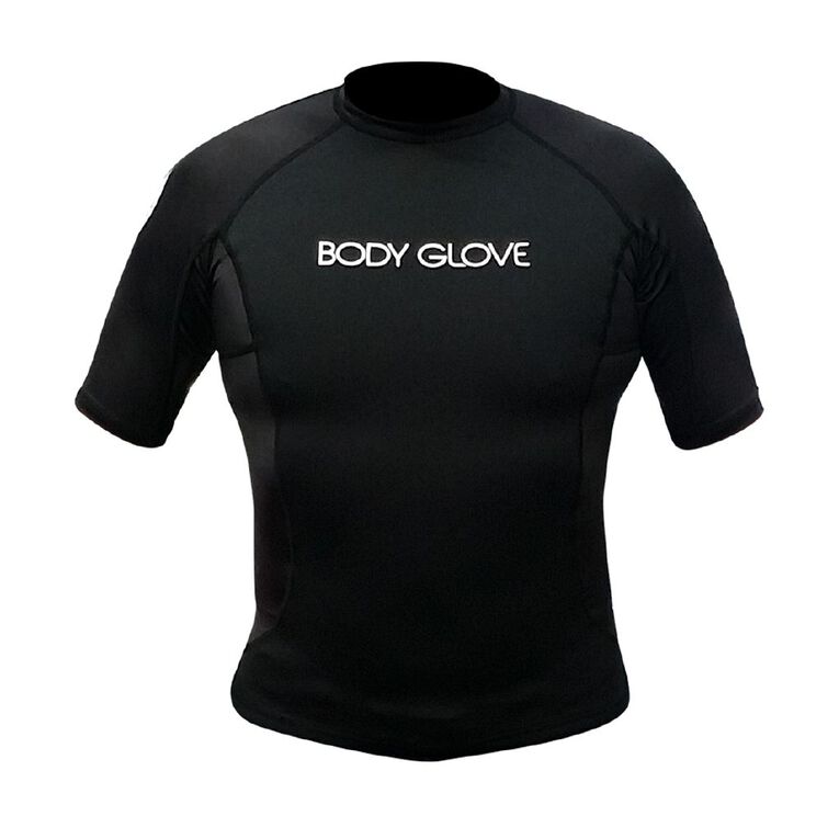 Body Glove Maddox Short Sleeve Surf Shirt Black XL, Black, hi-res