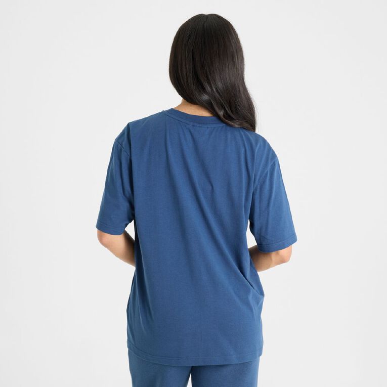Lonsdale Unisex Tee, Navy, hi-res