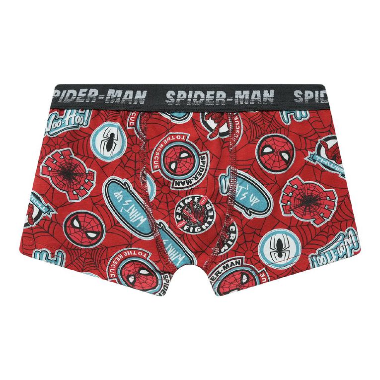 Spider-Man Boys' Trunks 2 Pack, Red Mid, hi-res
