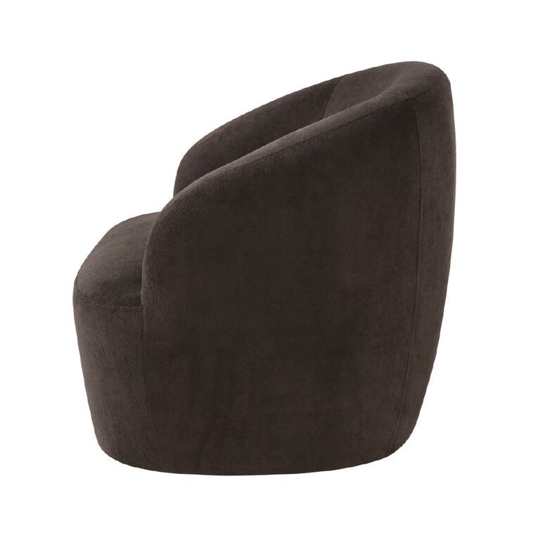 Living & Co Ava Swivel Chair Brown, , hi-res