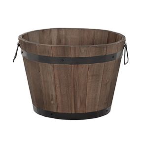 Kiwi Garden Acacia Timber Barrel 37cm