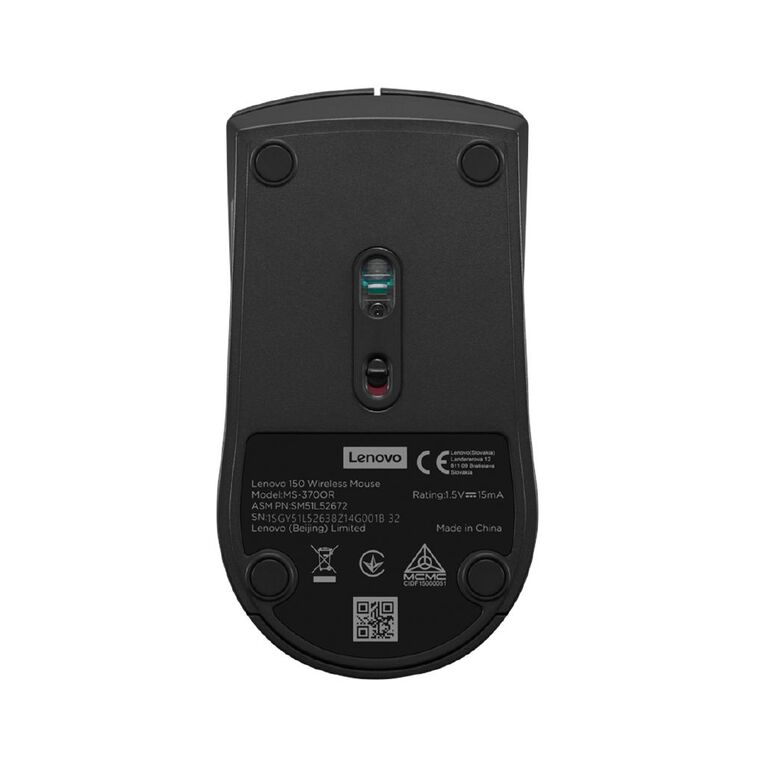 Lenovo 150 Wireless Mouse Black, , hi-res