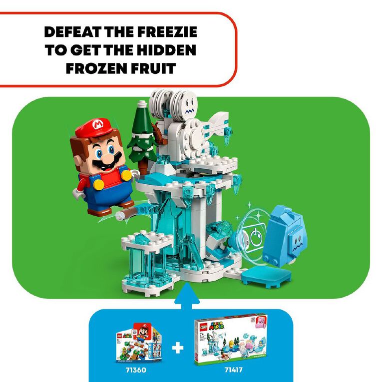 Super Mario LEGO Fliprus Snow Adventure Expansion Set 71417, , hi-res