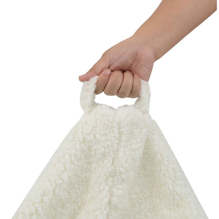 Living & Co Sherpa Bean Bag Snow, , hi-res