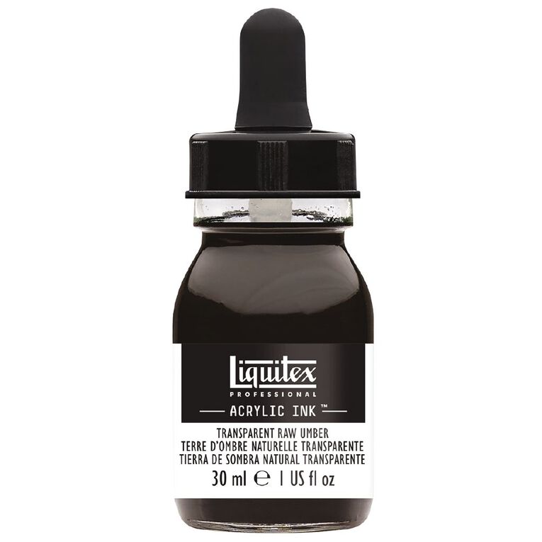 Liquitex Ink 30ml Raw Umber, , hi-res