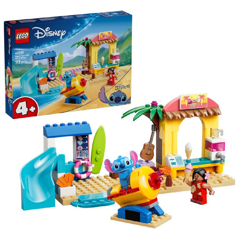 LEGO Disney Classic Beach Fun with Lilo & Stitch 43280, , hi-res
