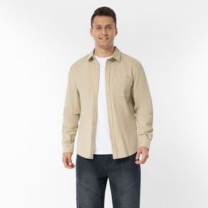 H&H Men's Long Sleeve Cord Shirt