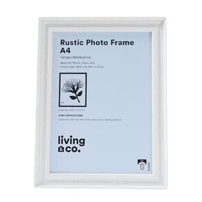 Living & Co Rustic Photo Frame A4