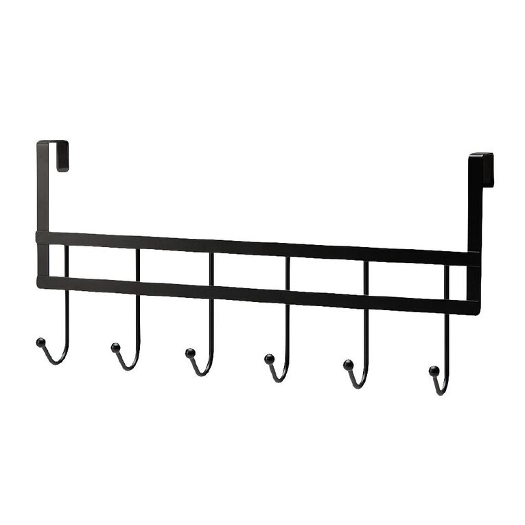 Living & Co Over The Door Hook Black, , hi-res