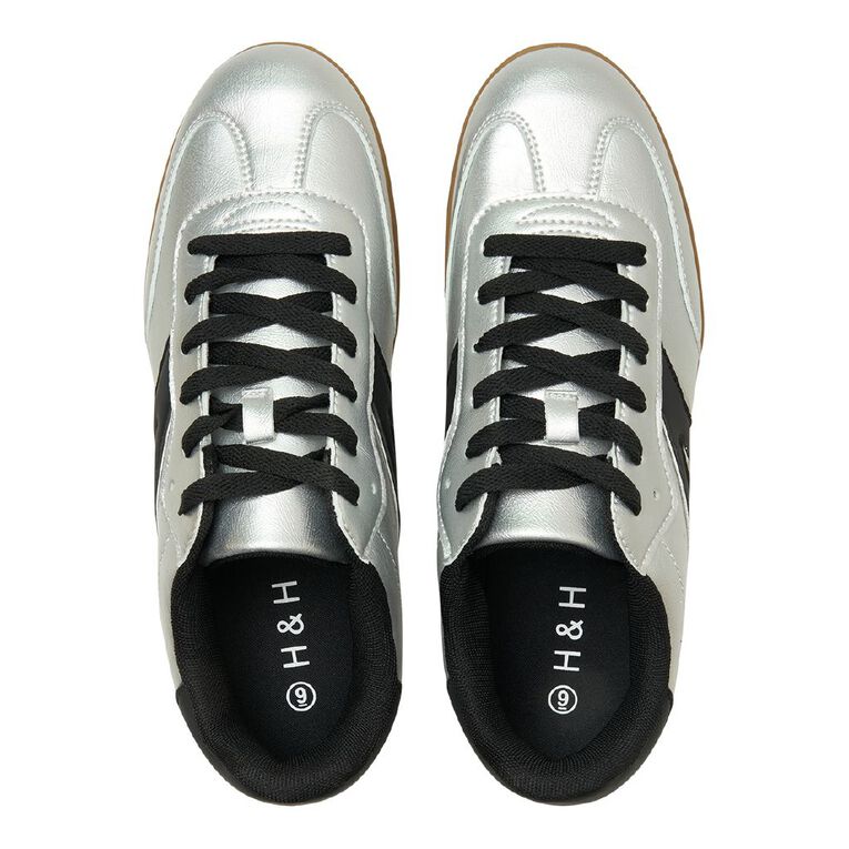 H&H Women's Women's Petal Sneakers, Silver, hi-res