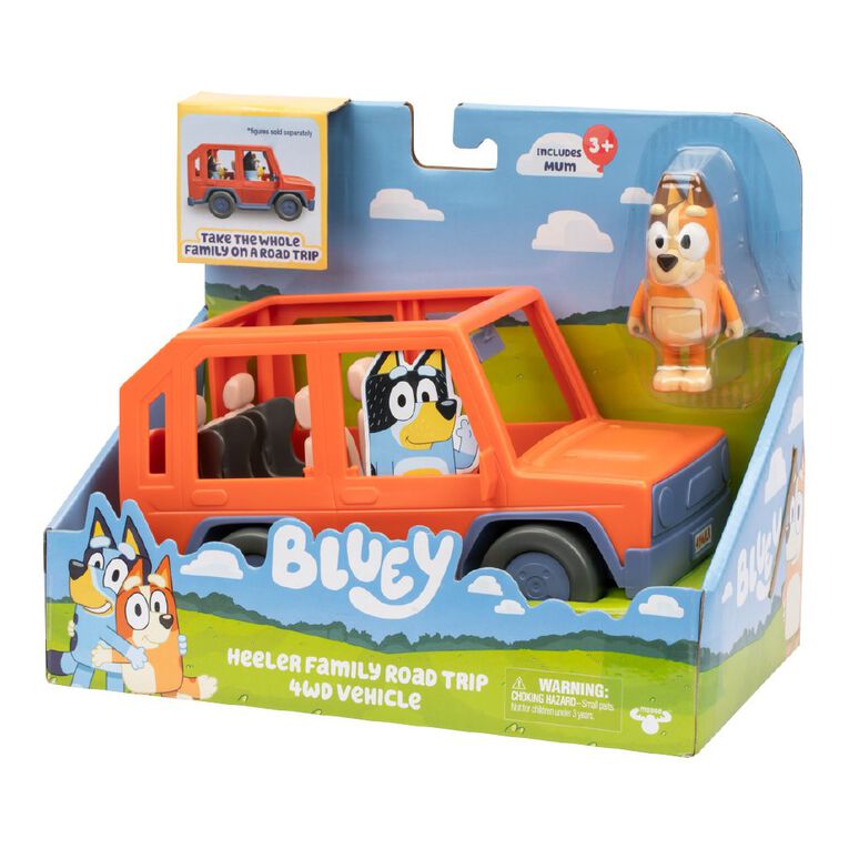 Bluey Heeler Family Road Trip 4 Wheel Drive Vehicle Series 11, , hi-res