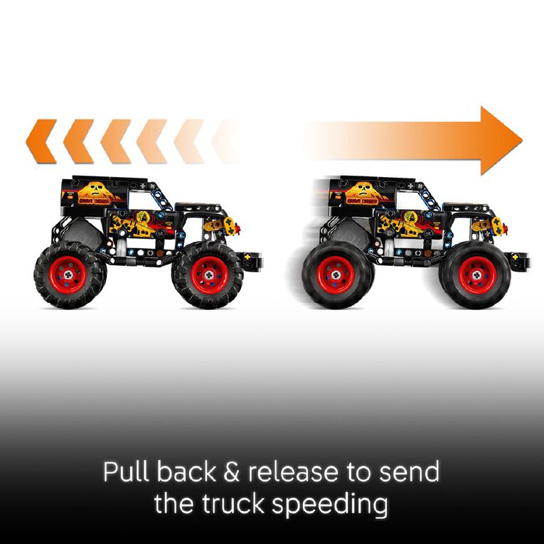 LEGO Technic Monster Jam Grave Digger Fire and Ice 42219, , hi-res