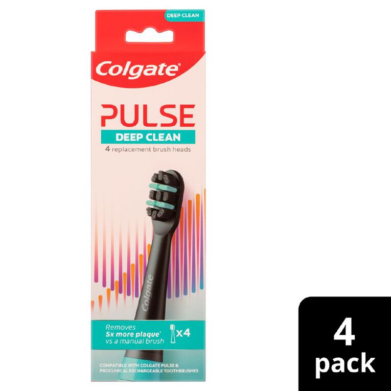 Colgate Pulse Electric Toothbrush Refills 4pk, , hi-res
