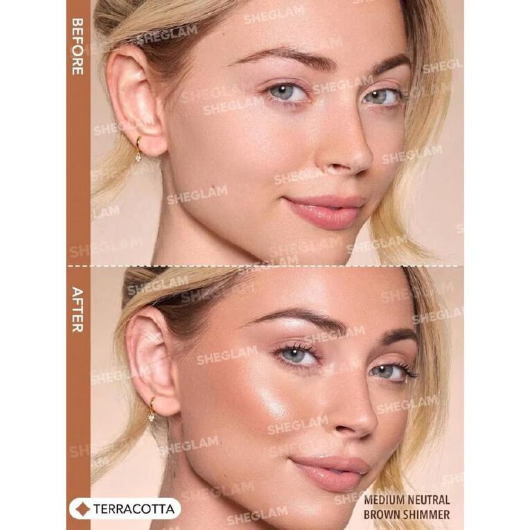 Sheglam Sun Beam Matte Liquid Bronzer Terracotta 5.2ml, , hi-res